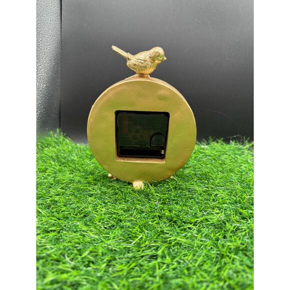 Ashland 6.5" Gold Bird Tabletop Clock - Picture 3 of 8
